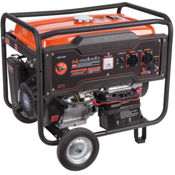 Generator curent 5500 W, 10.7cp 4 timpi GG 5500A - pornire manuala Evotools 679006