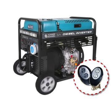 Generator de curent 10 kW inverter - DIESEL - Konner & Sohnen - KS-9500i-DЕ-ATSR