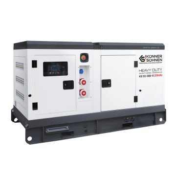 Generator de curent 33 kVA diesel - Heavy Duty - insonorizat - Konner & Sohnen - KS-33-3DE-G