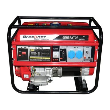 Generator electric pe benzina 220V 7.5KW 50Hz, 17CP pornire manuala Breckner Germany, Cod: BK78352, Brand: THOR