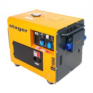 Stager DG 5500S+ATS Generator insonorizat diesel monofazat 4.2kW, 3000rpm, incl. automatizare