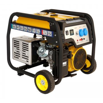 Stager FD 7500E generator open-frame 6kW, monofazat, benzina, pornire electrica