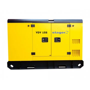 Stager YDY15S Generator insonorizat diesel monofazat 15kW, 57A, 1500rpm